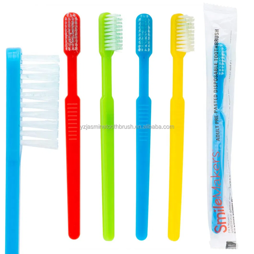 Disposable Pre-Pasted Toothbrush for Dental Supplier Use Bubble Gum /Mint /Fruit Flavor