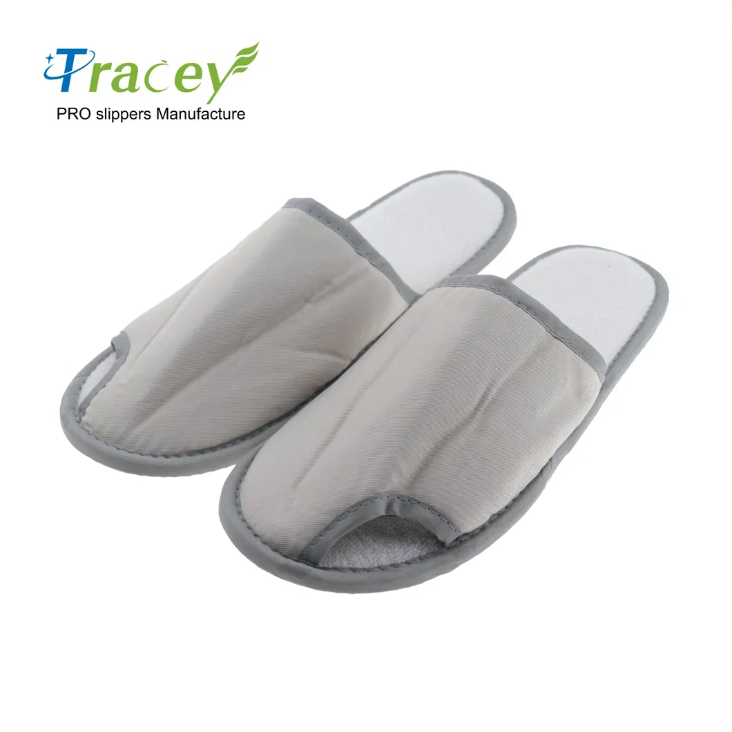 Hotel Slipper Personalized Wholesale Luxury Cheap White Washable Hotel Room SPA Guest Disposable Cotton Terry Slippers