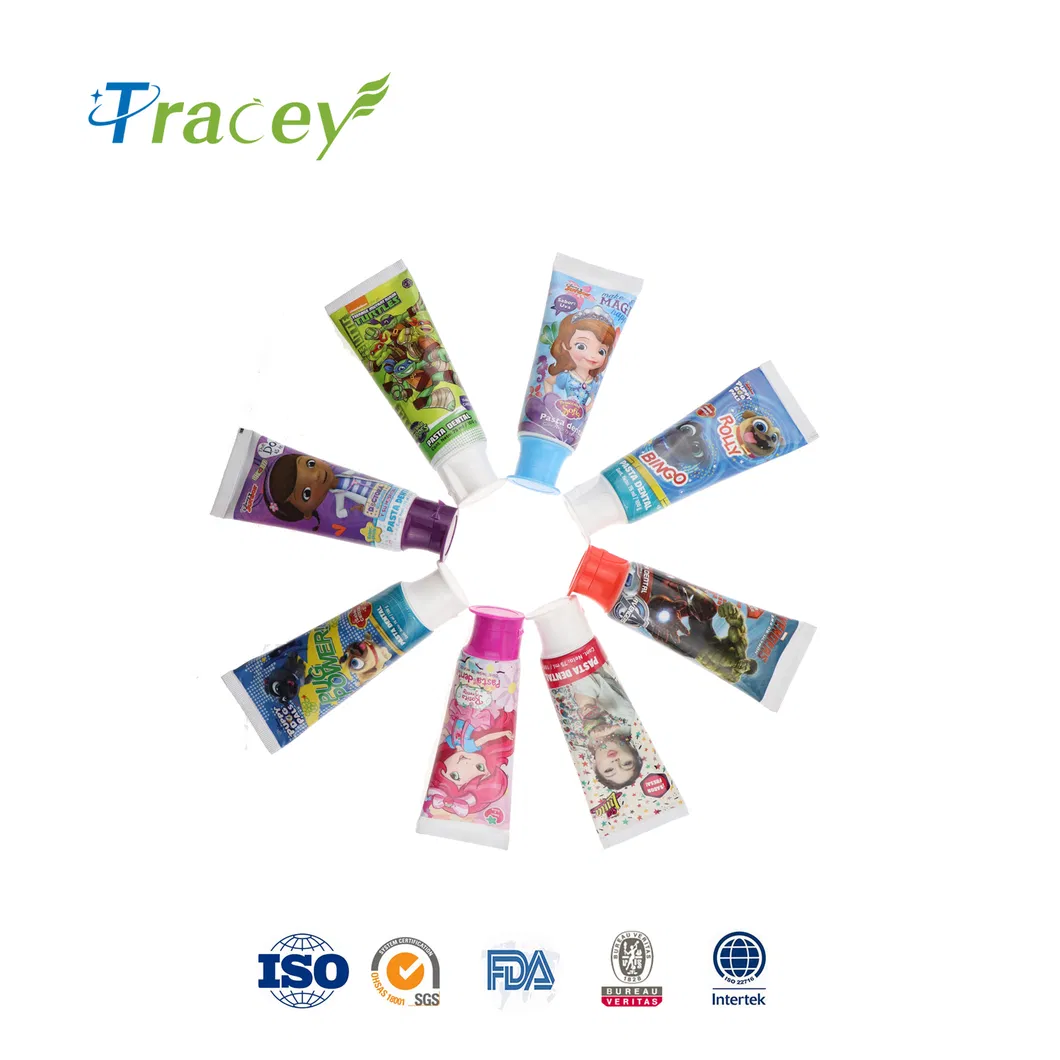 Professional Supplier OEM 100g Bubble Gum Flavor Kids Tooth Paste Anti-Cavity Fluoride Gel Children Toothpaste