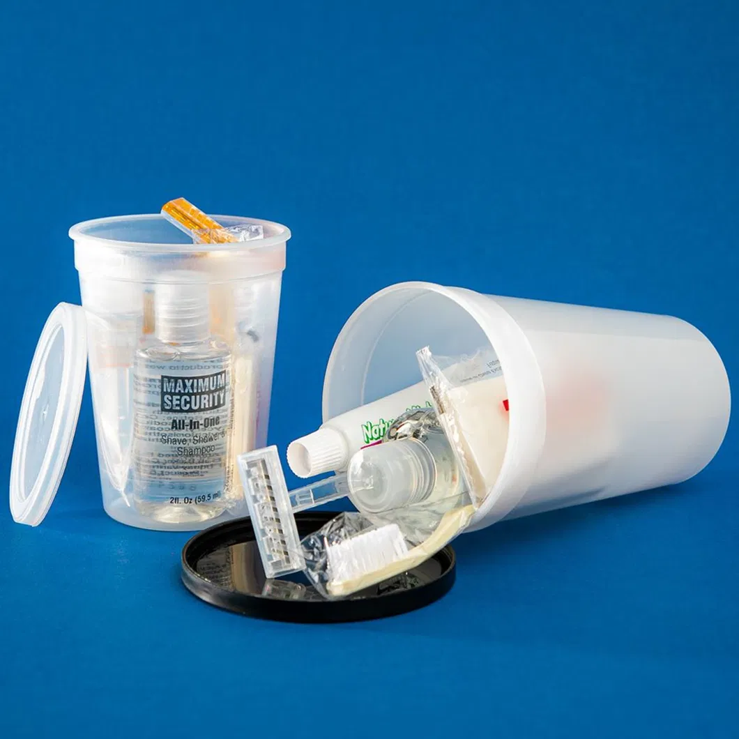 All in One Shave Shower Shampoo Toothbrush Paste Hair Comb Toliet Personal Care Kit Hotel Amenities