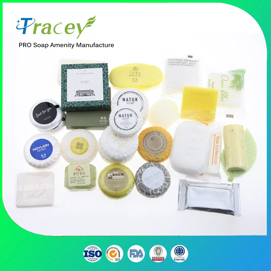 15-30gr Sachet Pack SPA Facial Hotel Soaps Bar / Hotel Amenities Face Body Hand Soap Savon Jabon