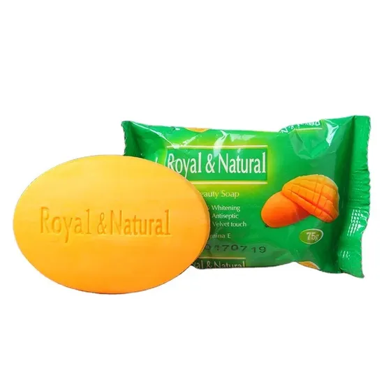75gr Natural Royal Beauty Soap Facial Bath Soap Jabon Bar Fruit Perfume Whitening Soap Manufature