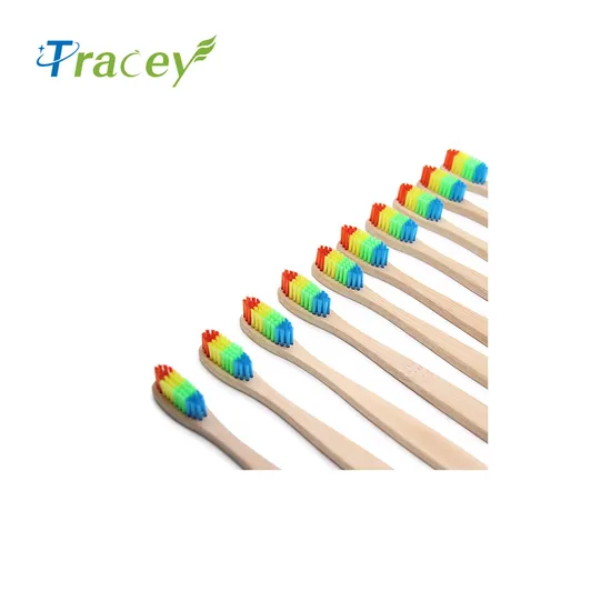 2022 Fashion Custom Disposable Bamboo Toothbrush Bamboo Toothbrush Charcoal Bristles Bamboo Toothbrush