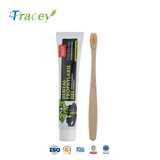 Natural Whitening Bamboo Toothpaste Charcoal Cleansing Oral Care Toothgel with Mint Flavour