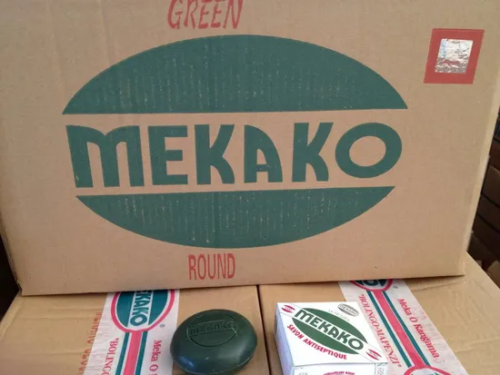 Black Original 100gr Mekako Soap Antiseptic Antibacterial Bath Soap Bar Savon Factory