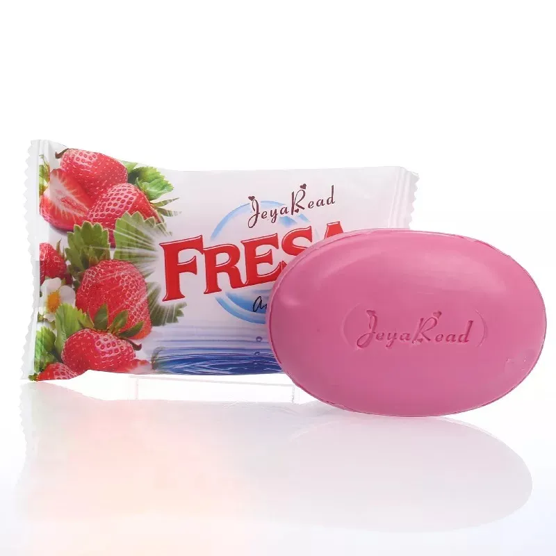 Fruity Soap Bar Grape 70gr Cheap Popular Herbal Transparent Soap with Long Lasting Fragrance