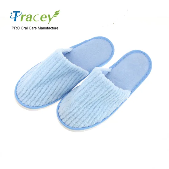 Wholesale Custom Logo Personalized Guest Room Hotel Bathroom Disposable Slippers