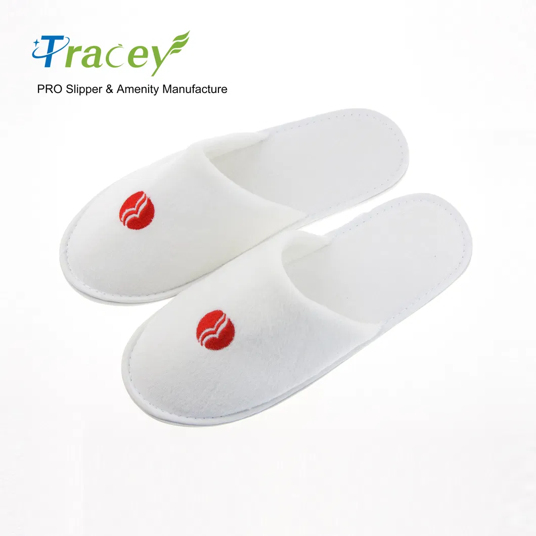Luxury Hotel Slipper Linen Cotton Disposable Slippers Top Quality Fashion Designs Custom Logo Bargain Sale Wholesale