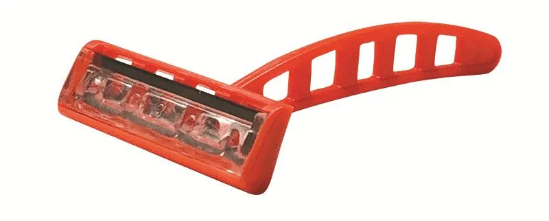 Anti-Shank Razor Jail Prison Razor Clear Singel Blade Razor Personal Care Shave Thumbprint Razor