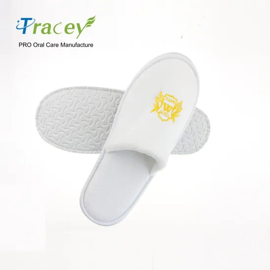 OEM 5 Star Luxury Eco-Friendly Disposable Biodegradable Bedroom Travel SPA Airline Linen Hotel Slippers