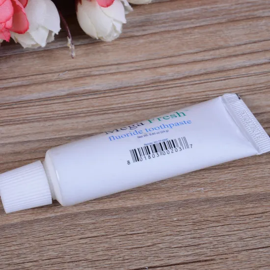 High Security 0.6oz /0.85oz /1.5oz Jails Toothpaste /Clear Gel Toothgel Fluoride Toothpaste for Us Prison Jails Use