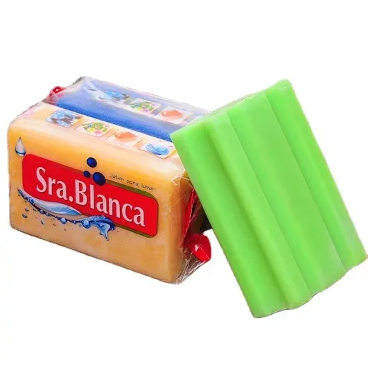 OEM Wholesale Washing Laundry Soap Detergent Soap Bar, Bar Soap Individually Wrapped 150g Lemon Scent Yellow Laundry Room Jabon 72 PCS/CTN