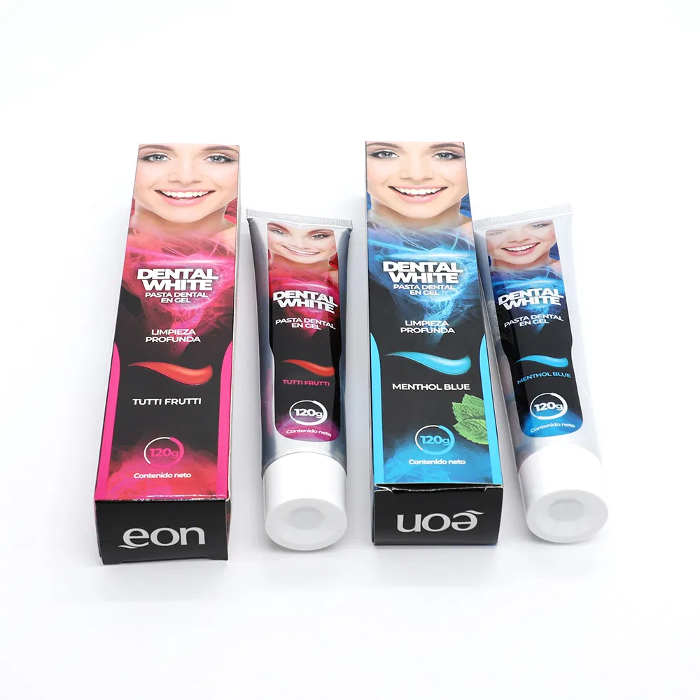 High Quality 120g Toothpaste Blue Mint Gel Pasta Dental De Dentifrice with Mint Flavour Big Cap