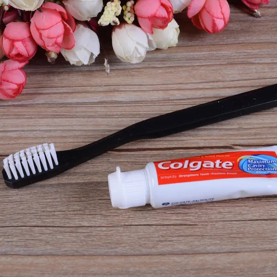 Cheap Factory Price Dental Kit Toothbrush+Miradent Toothpaste Travel Dispsoable Hotel Oral Care Toothbrush Kits