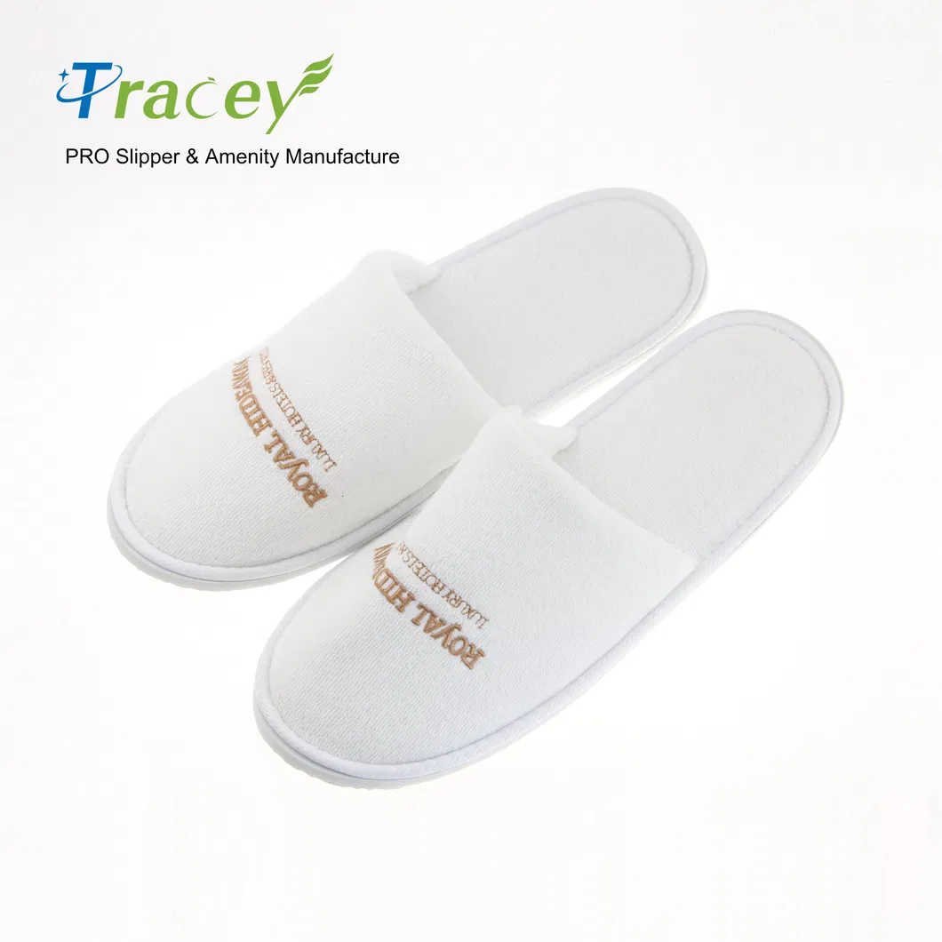High-Grade Hotel Disposable Slippers Wholesale B&B Hotel Thickened Non-Slip Soft Bottom Home Guests Non-Slip Slippers