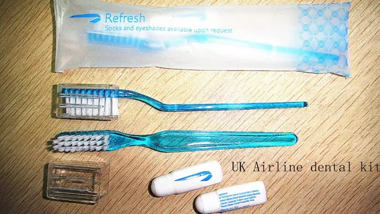 Airways Kit /Airline Amenities Set, Fly Plane Set Contain Toothbrush/Toothpaste
