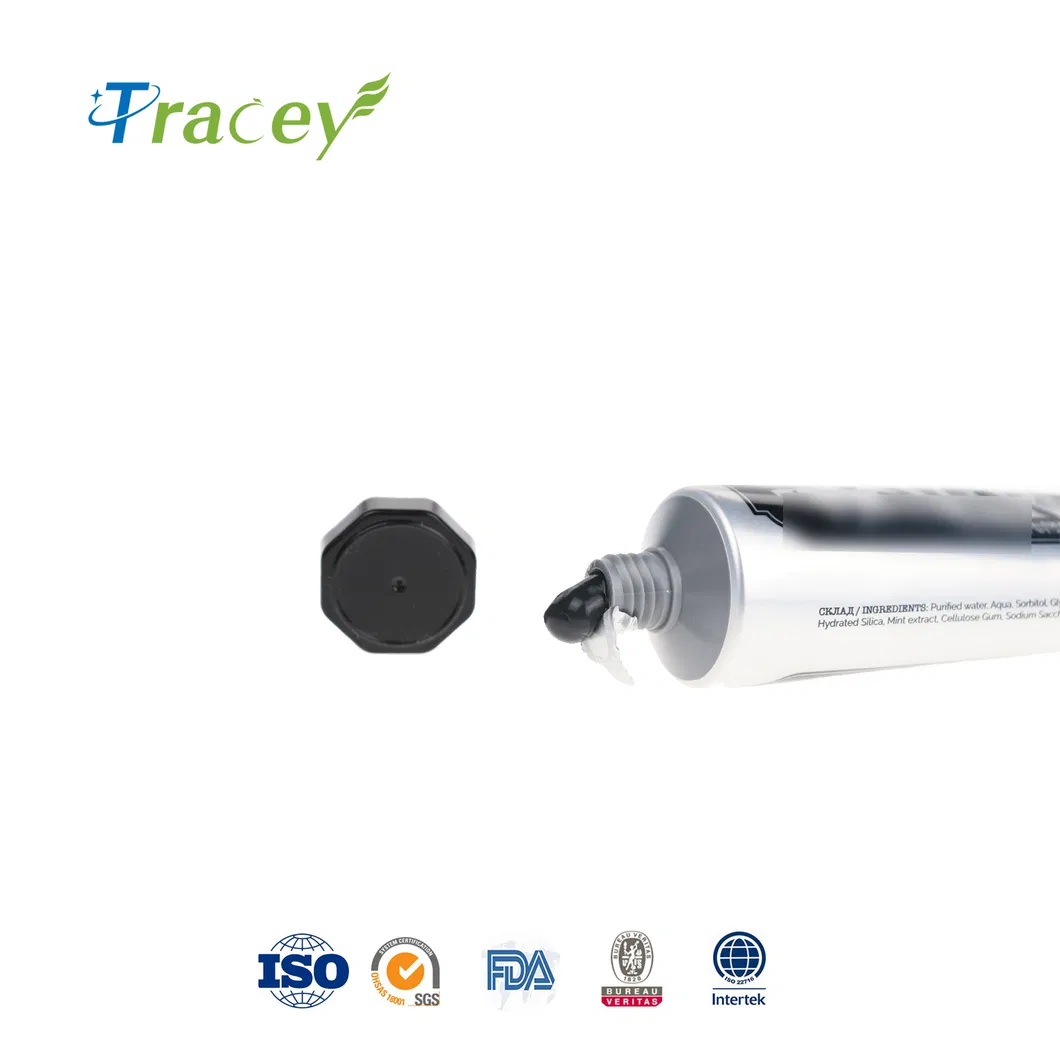 Customized High Quality 100g-150g Bamboo Charcoal Black Toothpaste Stains Breath Toothpaste