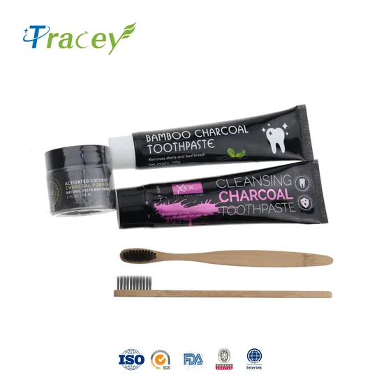 Cheaper Adult Bamboo Charcoal Toothpaste Fluoride-Free Toothpaste Factory Charcoal Teeth Whitening for Eurpean Market