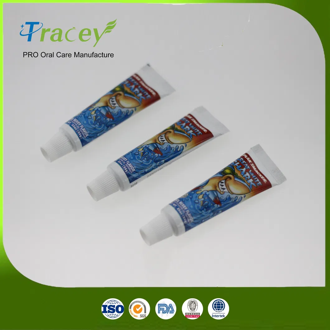 Oral-Air Brand Children Kids Baby Toothpaste Fruit Bubblegum Gel Flavour Toothpaste Dentifrice Factory