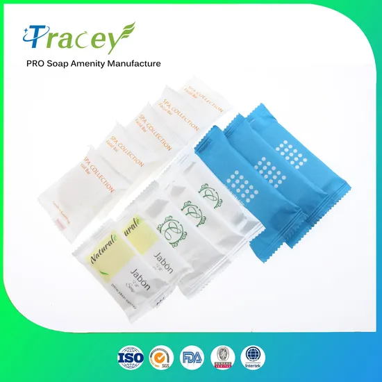 Luxury Hotel Motel Bath Soap Round Label Face Hand Body Bar Facial Soap Jail Vegetable Cleansing Bar