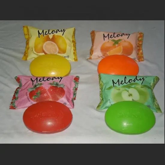 Many Kinds of Fruit Flavour Soap Jabon, Facial Bath Soap Bar Customized OEM Hand Soap