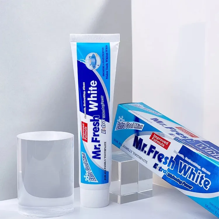 175gr Mr. Fresh White Toothpaste Family Whitening Mint Toothpaste Customized Toothgel Dentifrice Manufacture