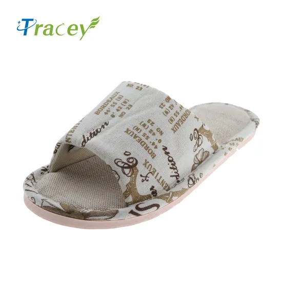 Factory Wholesale White/Black/Gray Amenities Cotton Slippers Hotel Room Luxury Disposable Open Toe Hotel Slipper