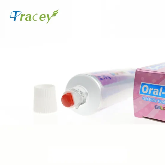 Private Label Kids Toothpaste Fruity Strawberry Tooth Paste Fluoride Free Toothpaste