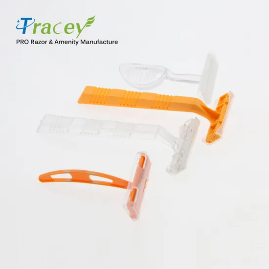 Anti-Shank Razor Jail Prison Razor Clear Singel Blade Razor Personal Care Shave Thumbprint Razor