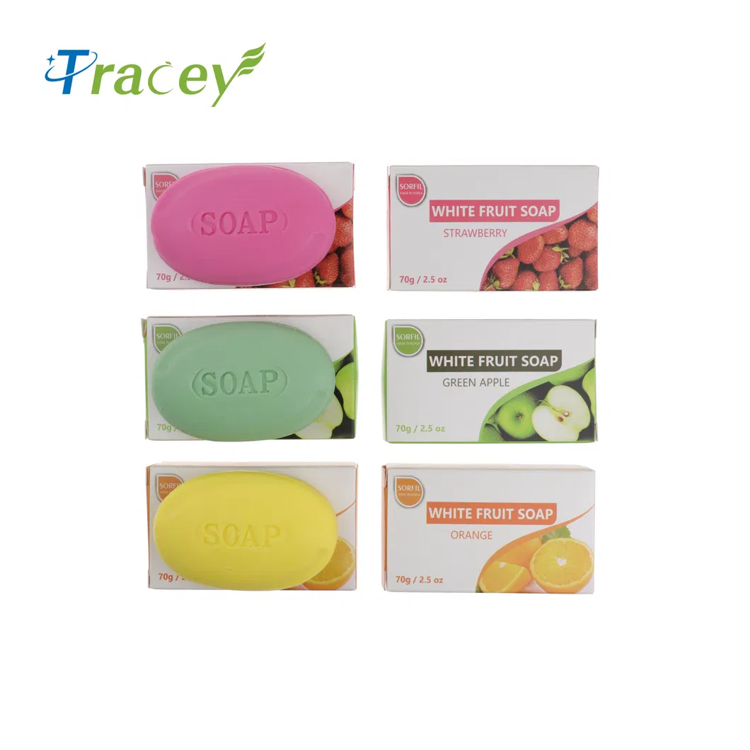 Wholesale Acne Cleansing Skin Whitening Bath Soaps Bar Vitamin C Fresh Fruit Soap