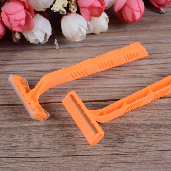 Clear Thumbprint Razor / Singel Blade Max Security Shave Razor /Jail Prison Orange Clear Razor