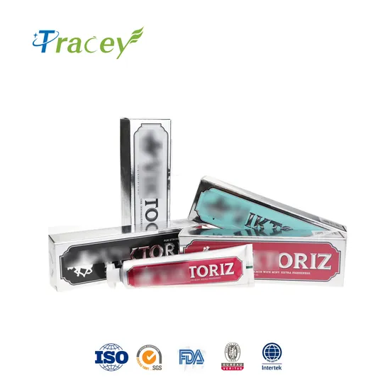 Customized High Quality 100g-150g Bamboo Charcoal Black Toothpaste Stains Breath Toothpaste