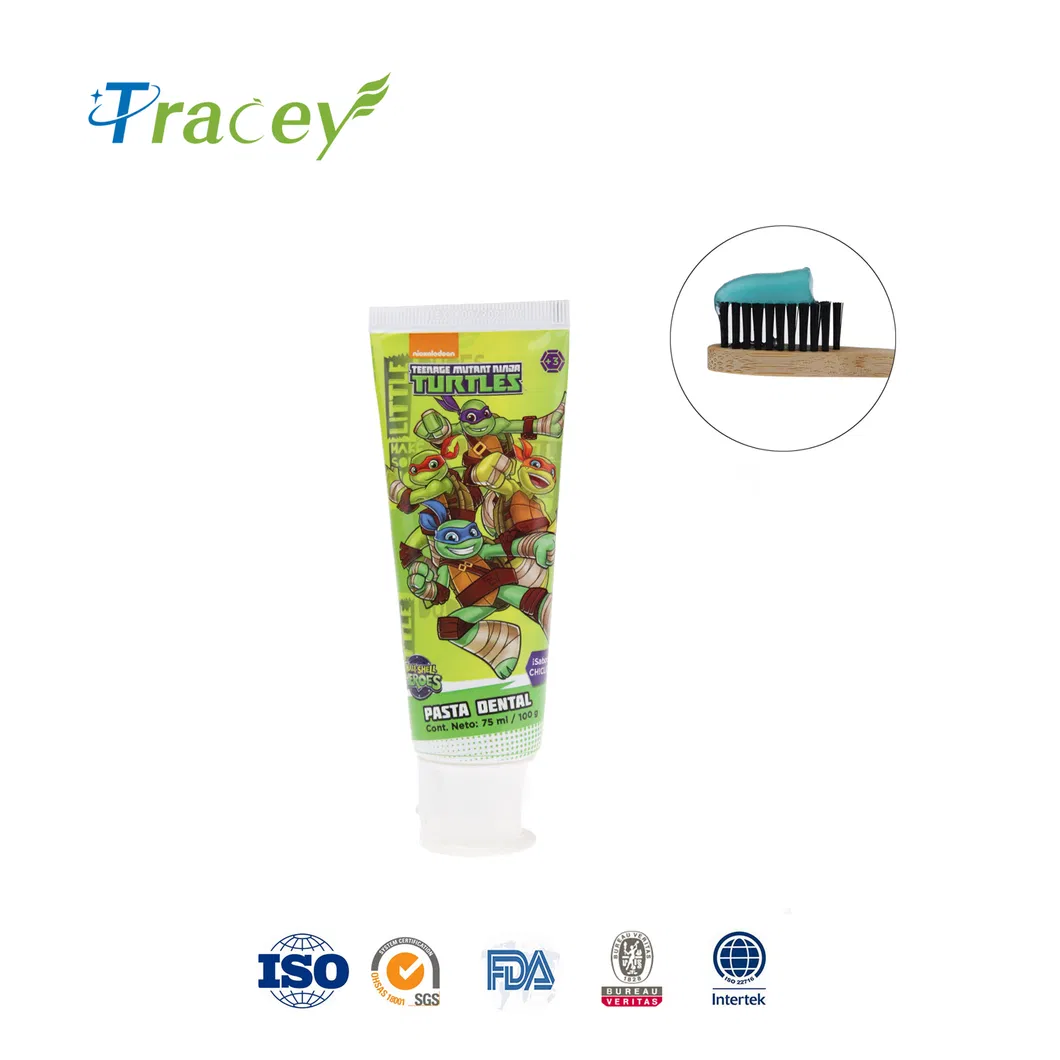 Customorange Fruit Flavor Food Grade Fluoride Free Anti-Cavity Baby / Kids / Children Toothpaste