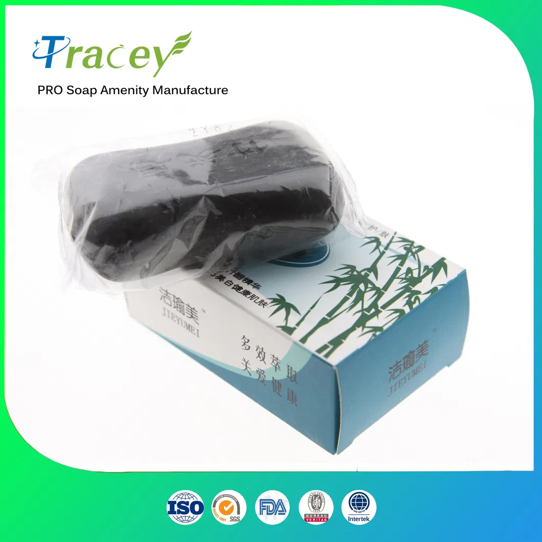 Charcoal Black Soap 100 / 200gram Soap Bar with Box Pack, Bath Body Hand Soap Jabon Manufacture