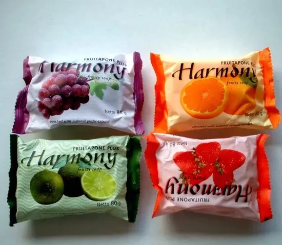 70-80gr Fruity Soap Jabon Savon OEM/ODM Beauty Bath Toliet Body Bar Solid Soaps Manufature