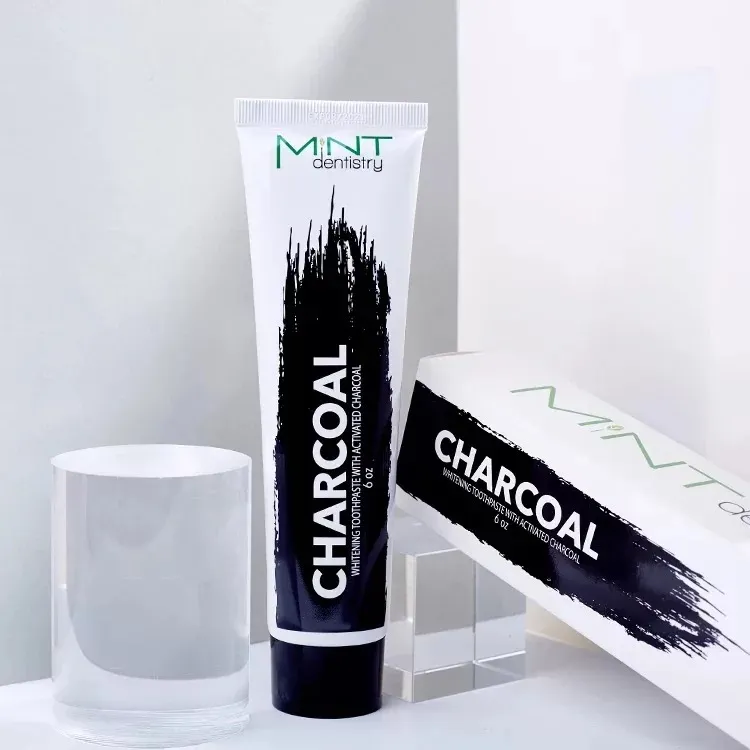 Actived Charcoal Black Toothpaste Bamboo Mint Toothpaste Dentifrice Pasta Dental Manufacture