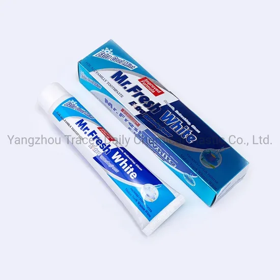 175gr Mr. Fresh White Toothpaste Family Whitening Mint Toothpaste Customized Toothgel Dentifrice Manufacture