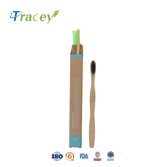 Seller Free Sample Biodegradable Reusable Sustainable Bamboo Toothbrush with Laser Engraved Logo