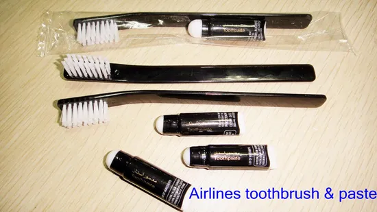 Airways Kit /Airline Amenities Set, Fly Plane Set Contain Toothbrush/Toothpaste