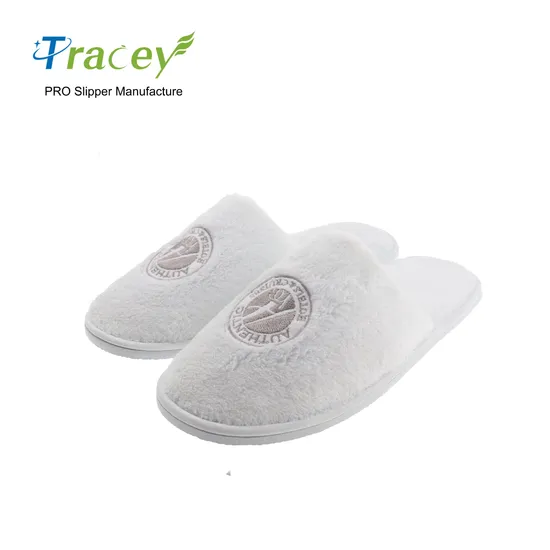 Hot Sale Wholesale Coral Fleece Hotel Bath Disposable SPA Slippers Cheap Hotel Slipper