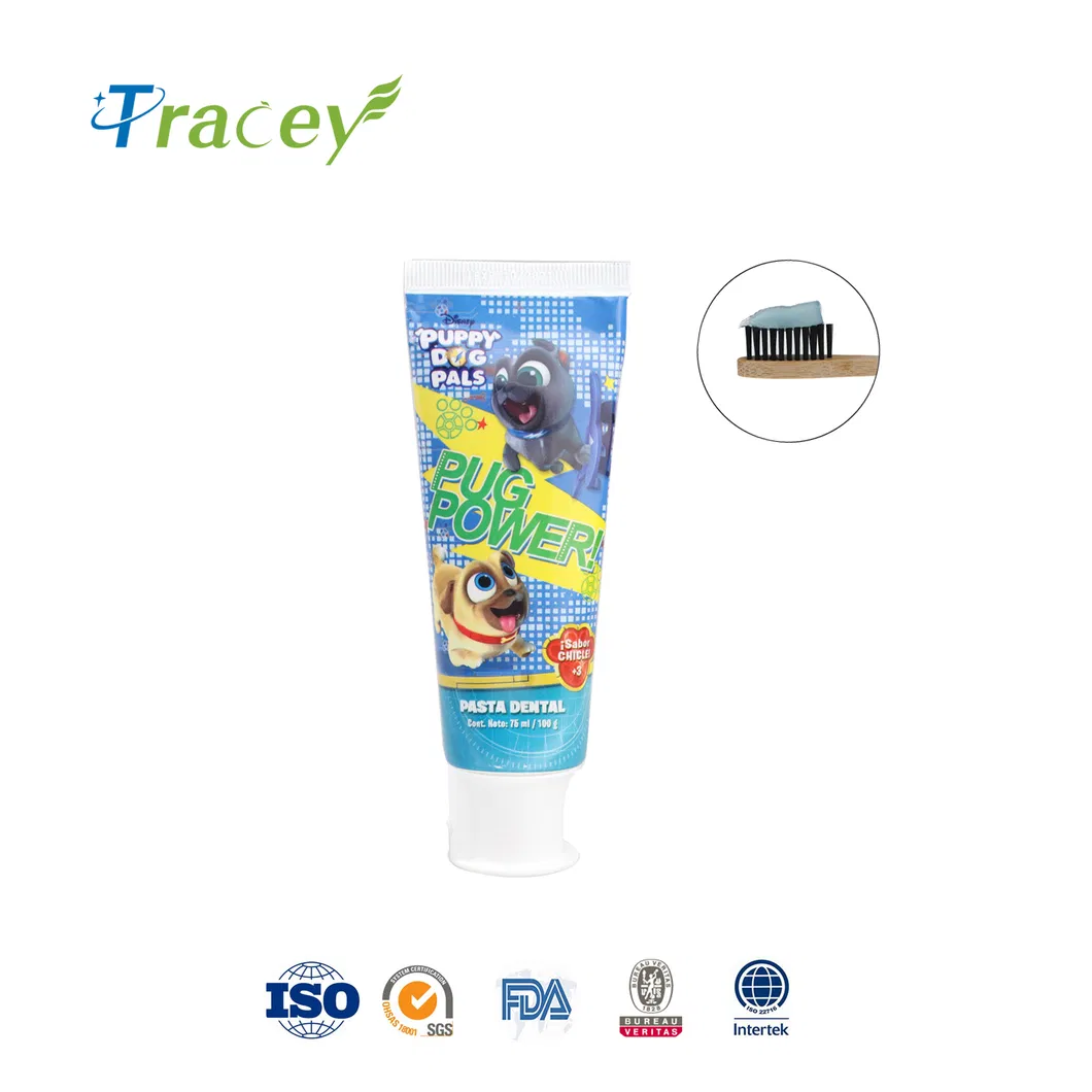 Professional Supplier OEM 100g Bubble Gum Flavor Kids Tooth Paste Anti-Cavity Fluoride Gel Children Toothpaste