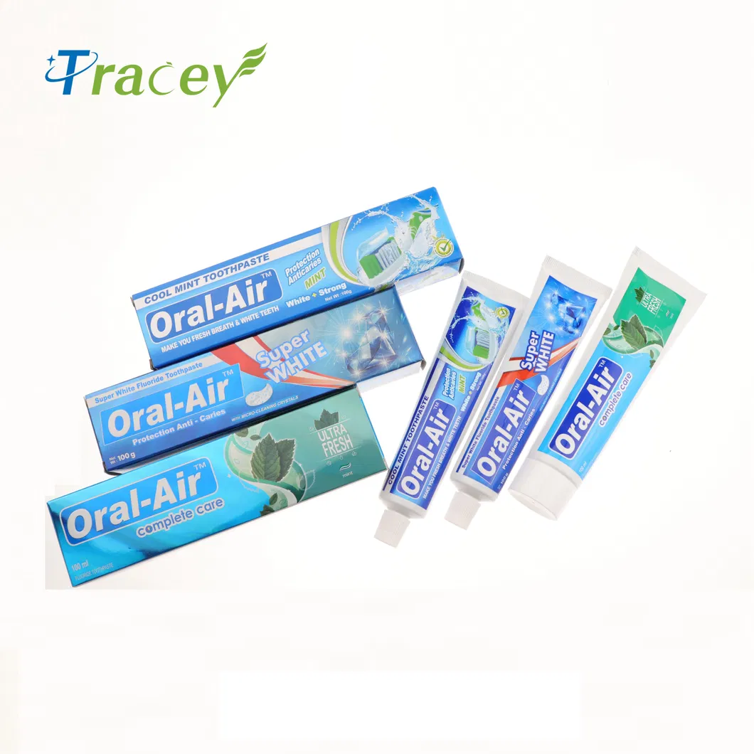 New Oral-Air Brand Toothpaste Triple Action Double/3 Color OEM/ODM Cheap Toothpaste Dentifrice Factory