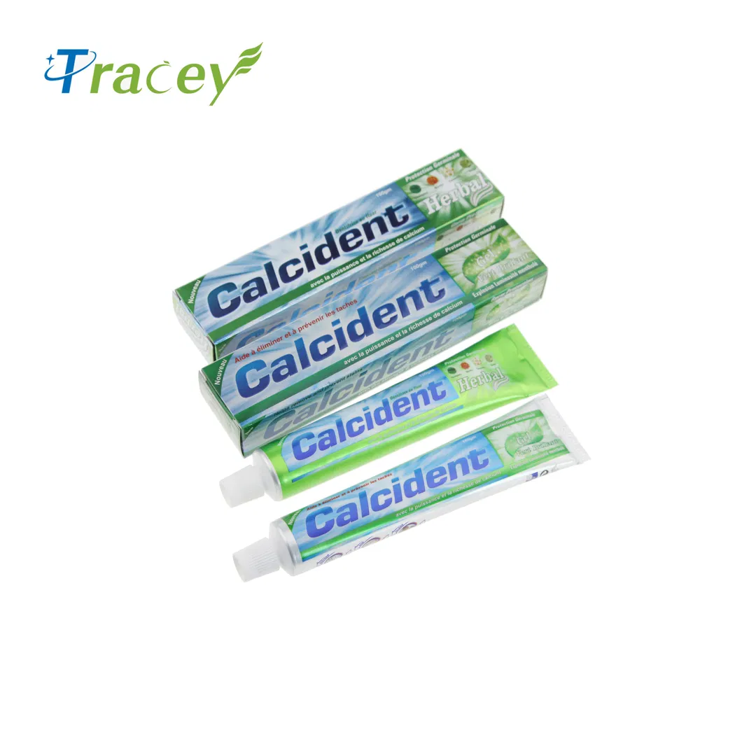 High Quality 120g Toothpaste Blue Mint Gel Pasta Dental De Dentifrice with Mint Flavour Big Cap