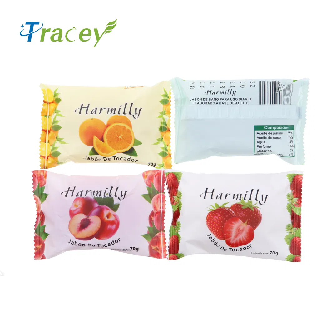 70gr Fruit Soap Apple/Strawberry/Grape/Lemon/Orange/Peach Flavor Bar Jabon Savon