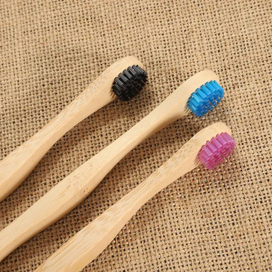 Bamboo Tounge Cleaner with Soft Bristle Round Head Bamboo Toothbrush Factory