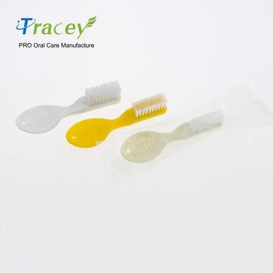 Safe Small Size Pocket Rubber Prison Toothbrush