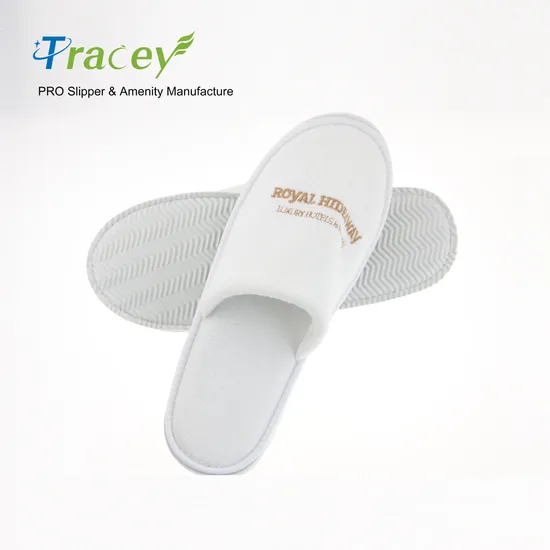 High-Grade Hotel Disposable Slippers Wholesale B&B Hotel Thickened Non-Slip Soft Bottom Home Guests Non-Slip Slippers