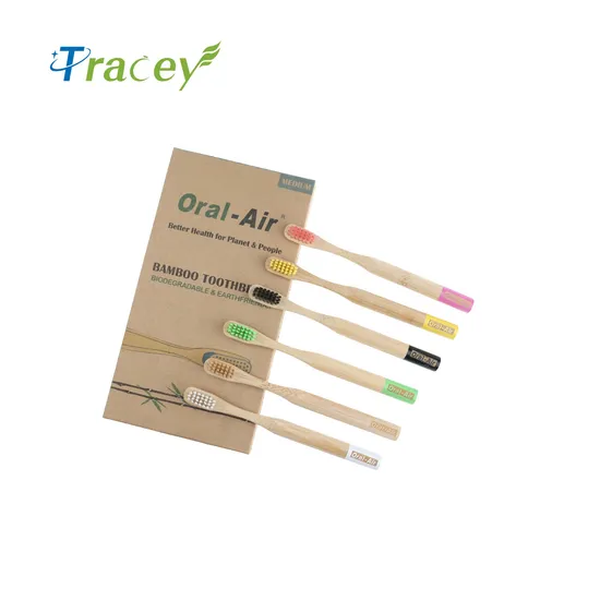 New 100% Biodegradable Bamboo Toothbrush for Kids and Adults