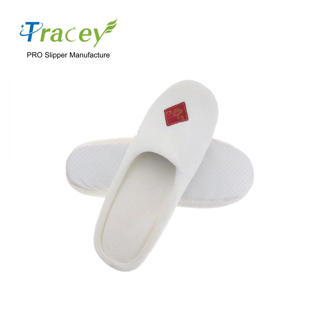 Bargain Sale Hotel Slipper Non-Woven Disposable Bedroom SPA Cheap White Hotel Slippers Custom