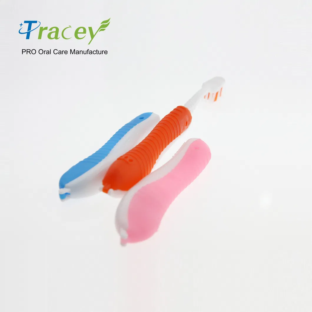 Hotel Cases Box Toothbrush Foldable Toothbrush with 5gr Mini Toothpaste Dental Sets